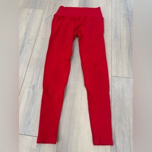 Alphalete Red Seamless Performance Leggings